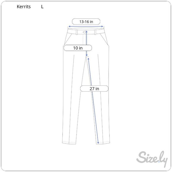 Kerrits Ladies Riding Breeches Large Beige Equestrian Pants With Knee Patches - Picture 6 of 6